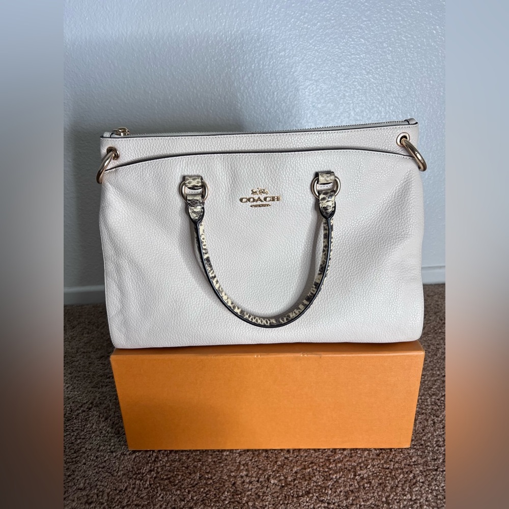 Coach Mia Leather Satchel